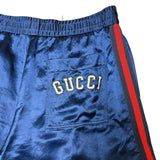 Gucci Vintage Blue NY Yankees Acetate Shorts