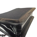 Chanel Black Patent Leather Trim Reissiue Flap Bag 2000