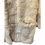 Language Vintage Rabbit Fur Coat