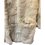 Language Vintage Rabbit Fur Coat