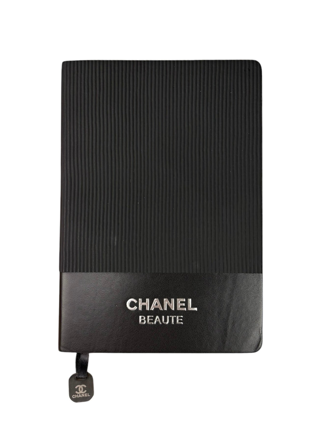 Chanel Beauty Black Lined Notebook