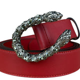 Gucci Dionysus Red Leather Belt
