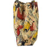 Chanel Multicolor Graffiti Coated Canvas Tote