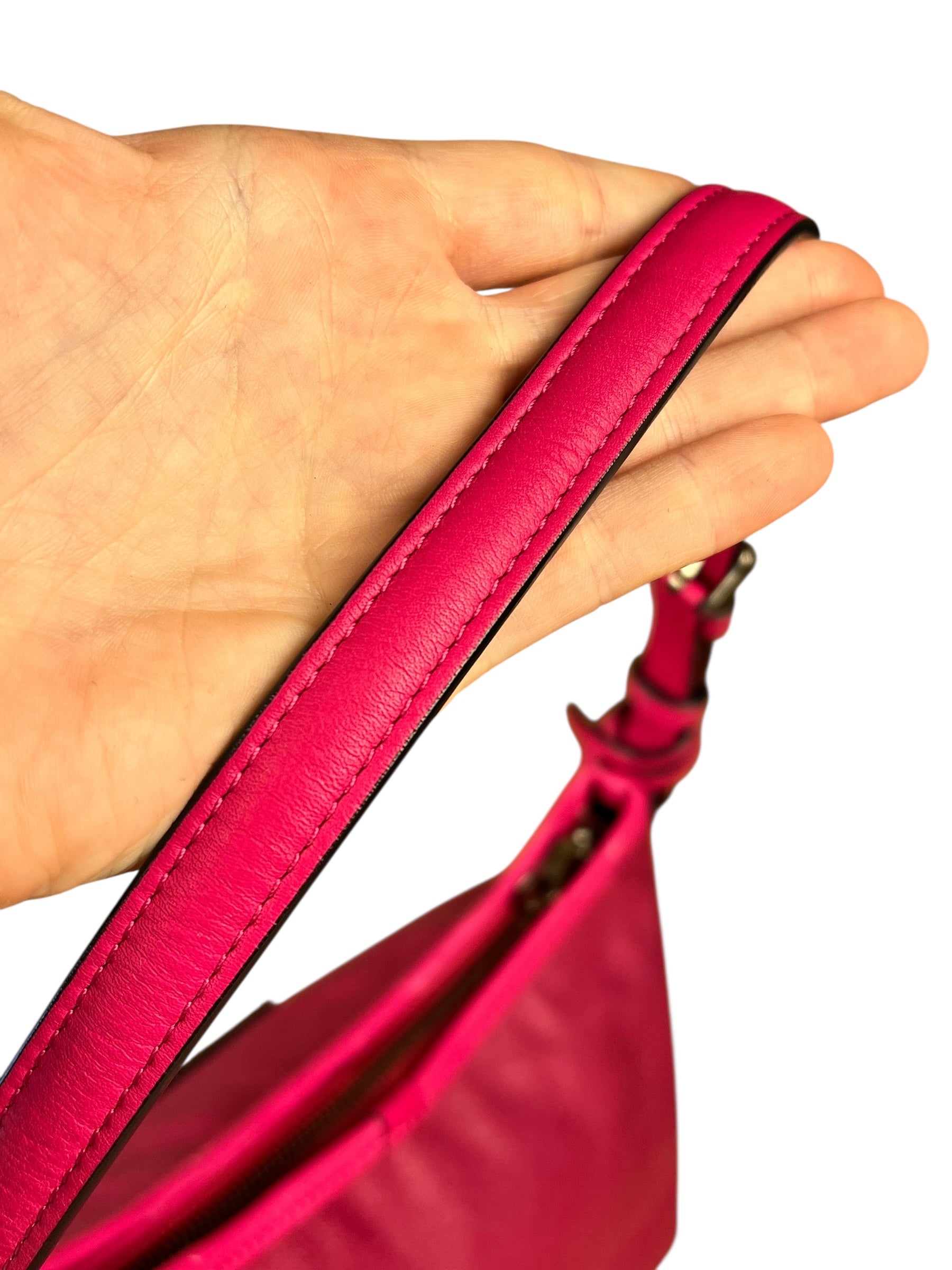 Loewe Fucshia Padlock Shoulder Pochette