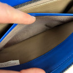 Bottega Veneta Intrecciato Long Wallet Blue