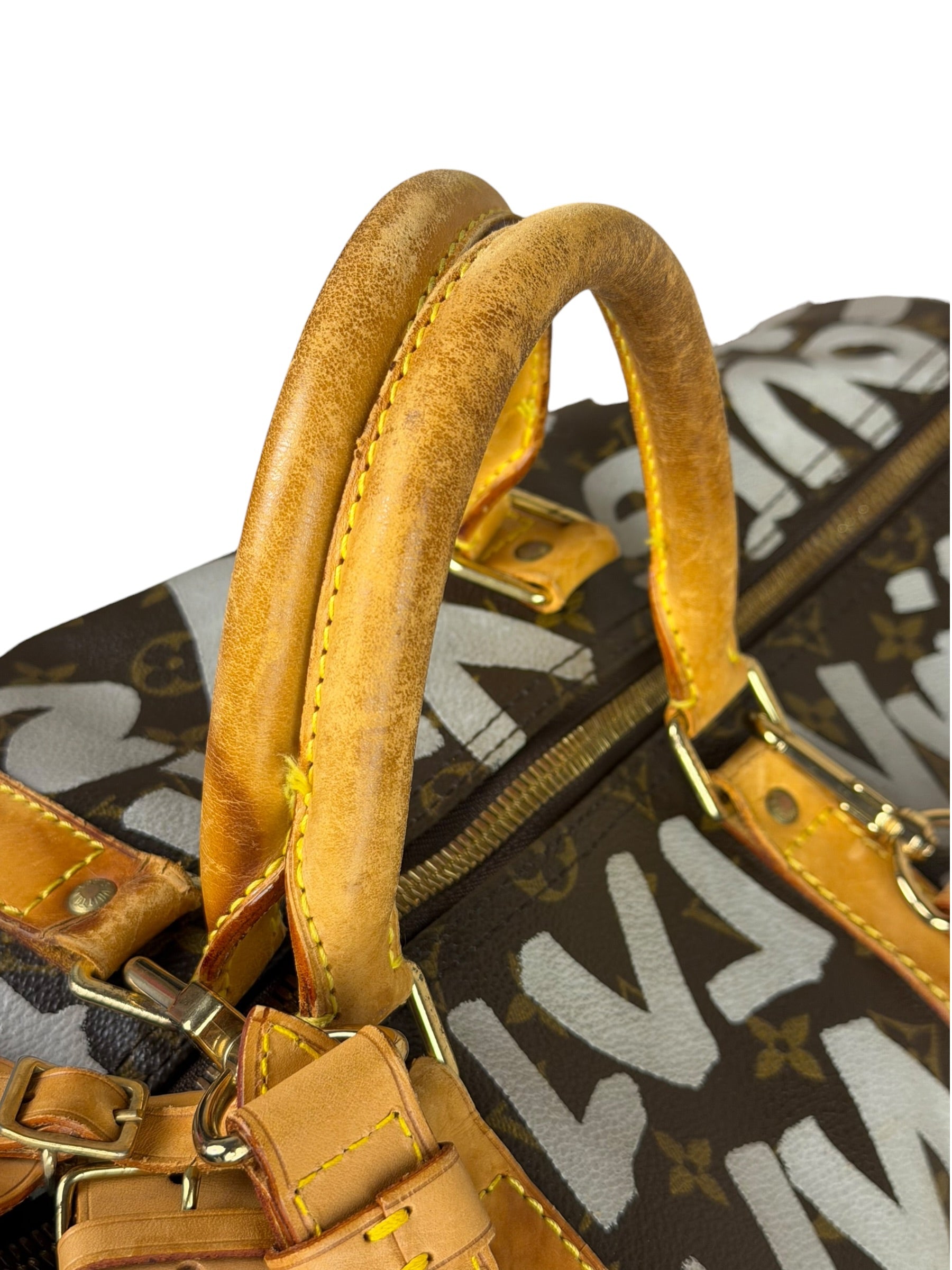 Louis Vuitton x Stephen Sprouse Monogram Graffiti Keepall 50