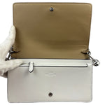Coach Signature Canvas Anna Foldover Clutch White