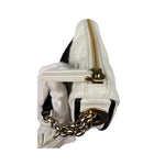 Christian Dior White Leather Micro Vibe Two-Way Bag