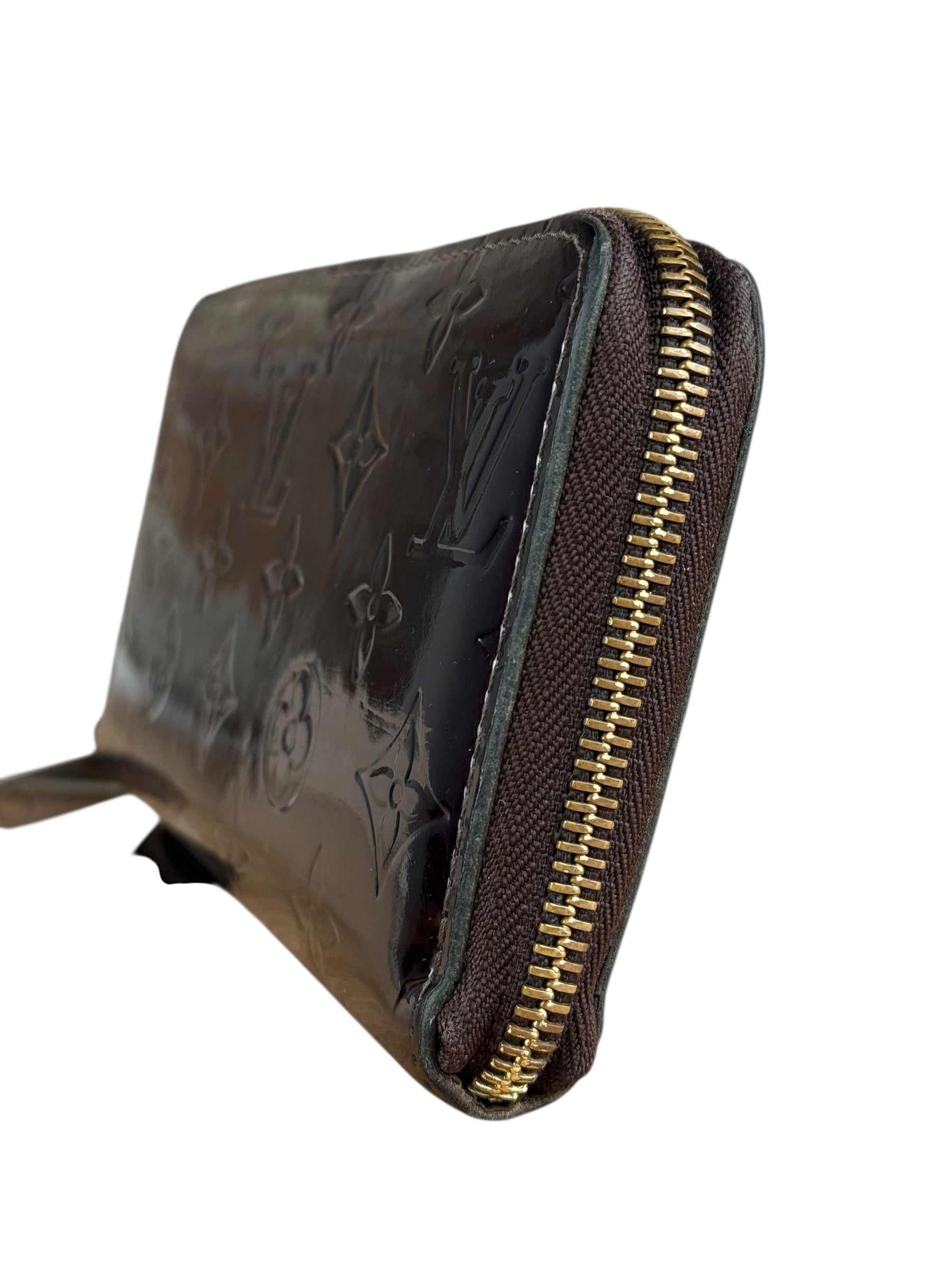 Louis Vuitton Monogram Vernis Amarante Long Zippy Wallet
