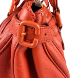 Chloé Vintage Red Leather Paddington Bag (Broken Lock