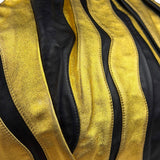 Prada Bicolor Leather Nappa Waves Tote Bag