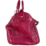 Christian Dior Red Granville Cannage 2Way Handbag