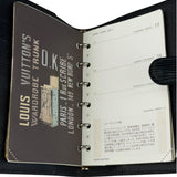 Louis Vuitton Black Epi Leather Agenda