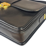 Gucci Black Leather Flap Bag