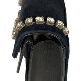 Gucci Mini Velvet Black Rhinestone Dionysus Crossbody
