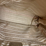 Prada Leather Tote Bag Beige/Ivory