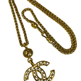 Chanel Vintage CC Logo Filigree Ball Pendant -1995