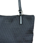 Fendi FF Black Canvas Logo Tote