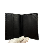 Coach Black Leather Passport Cover