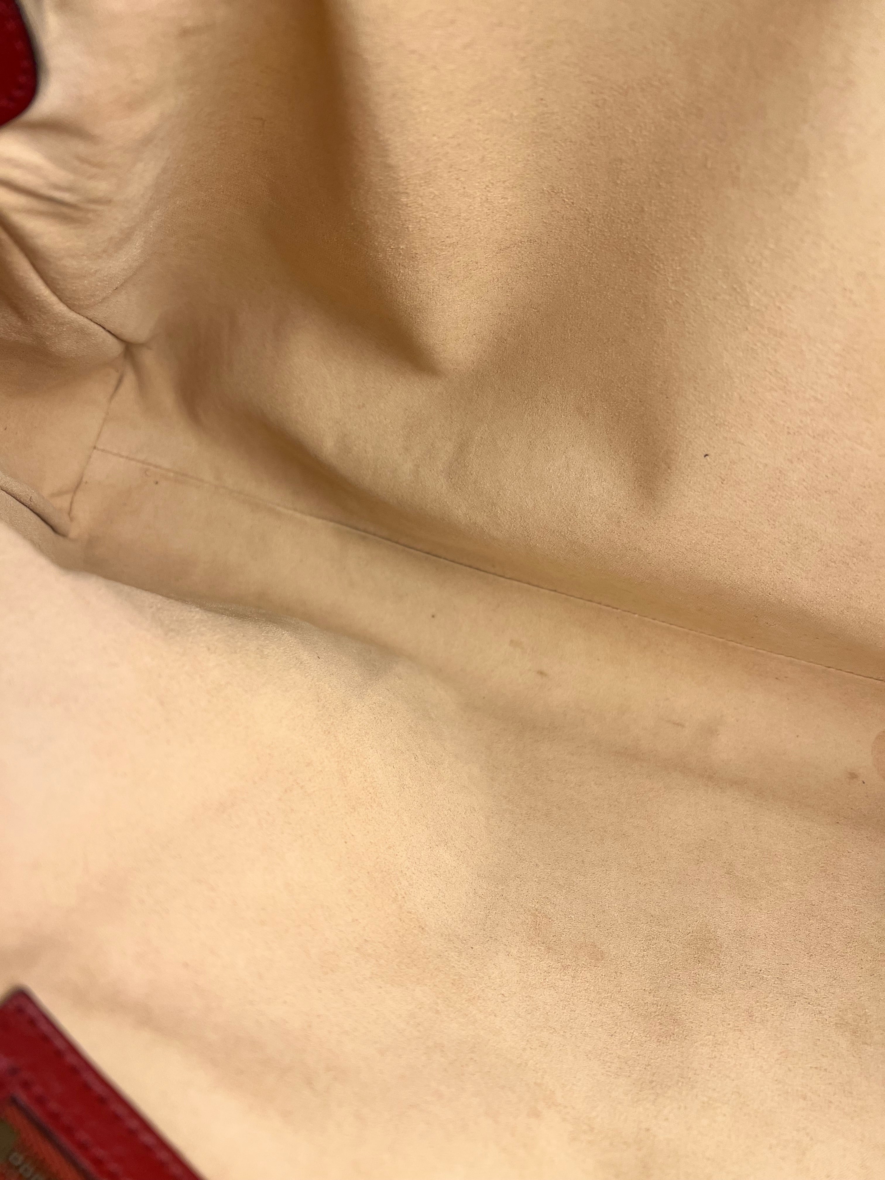 Gucci Re(Belle) Red Leather Top Handle Bag