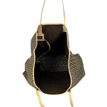 Fendi Vintage Beige Canvas Zucca Shoulder Tote