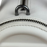 Telfar White Leather Duffle Two-Way Bag