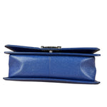 Chanel Blue Chevron Caviar Medium Boy Bag 2019