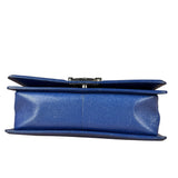 Chanel Blue Chevron Caviar Medium Boy Bag 2019