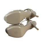 Saint Laurent King Palm Heels Beige