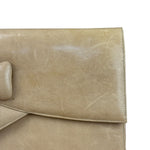 Bally Leather Bow Clutch