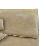 Bally Leather Bow Clutch