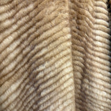 Vintage Mink Brown Stripped Mink Fur Coat