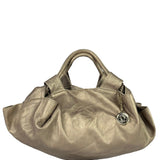 Loewe Metallic Gold Leather Nappa Aire Handbag