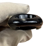 Louis Vuitton Black Resin Inclusion Ring