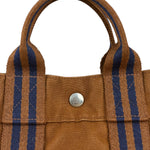 Hermes Brown Canvas Fourre Tout PM