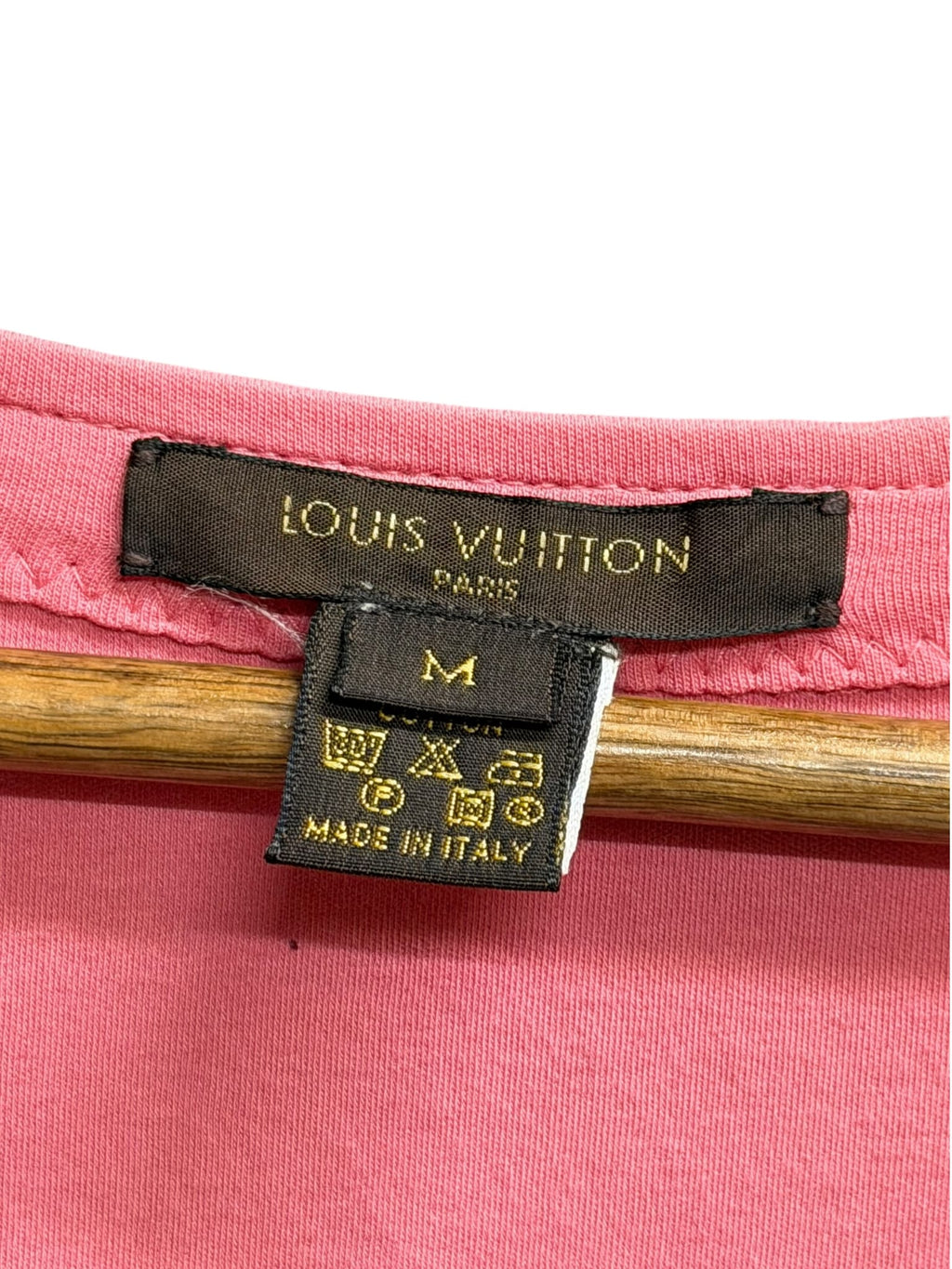 Vintage Louis Vuitton Pink Cotton Bow T-Shirt