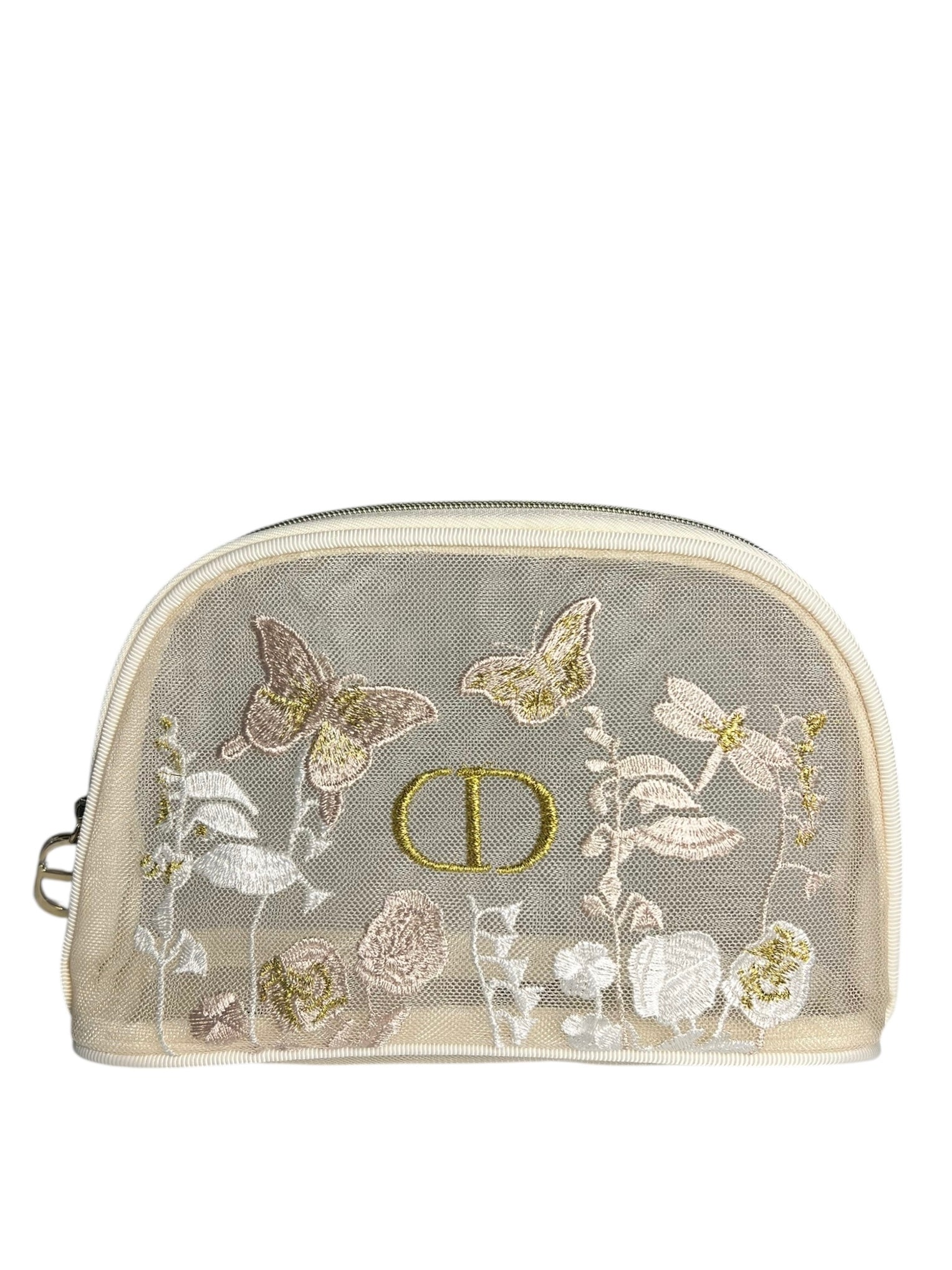Dior Beauty Floral Mesh Cosmetic Pouch