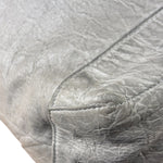 Balenciaga Grey Lambskin Day Moto Hobo Bag