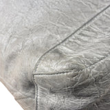 Balenciaga Grey Lambskin Day Moto Hobo Bag