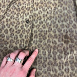 Prada Muted Cheetah Print Button Down Top
