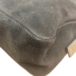Fendi Vintage Black Mamma Baguette Shoulder Bag