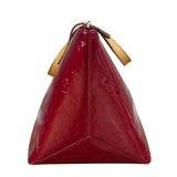 Louis Vuitton Red Leather Monogram Vernis Bellevue Handbag PM