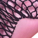 Balenciaga Pink/Black 24/7 Layered Mesh Tote Bag