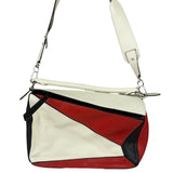 Loewe Colorblock Leather Puzzle Two-Way Bag