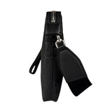 Gucci Black Leather Medium Jumbo GG Pouch/Messenger Crossbody Bag