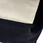 Chanel Black/White Leather Trim Whistle Charm 5x5=CC 2014
