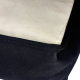 Chanel Black/White Leather Trim Whistle Charm 5x5=CC 2014