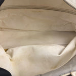 Chanel Vintage Grey Quilted Woven Sports Line Canvas Bowler Bag  2001