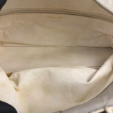 Chanel Vintage Grey Quilted Woven Sports Line Canvas Bowler Bag  2001