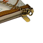 Louis Vuitton White Leather Milla Pochette MM